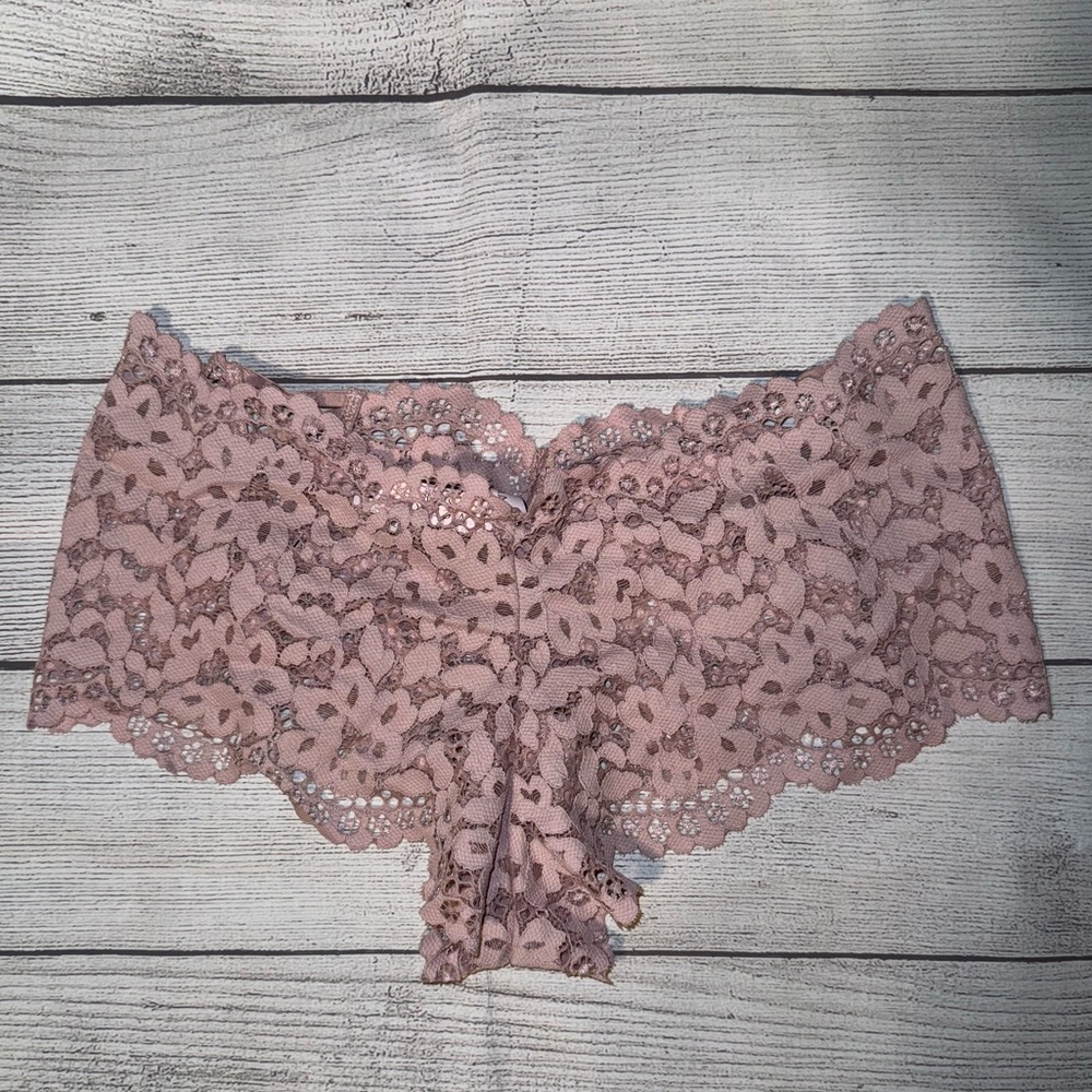 Pink Lace Boy Short Panties
